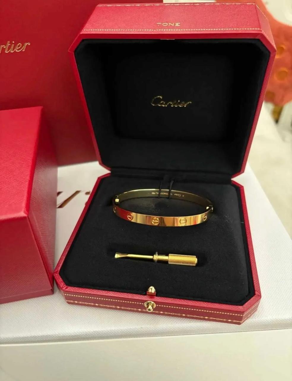 Cartier LOVE Bracelet, Classic Model Variants: Rose Gold | Gold | Silver