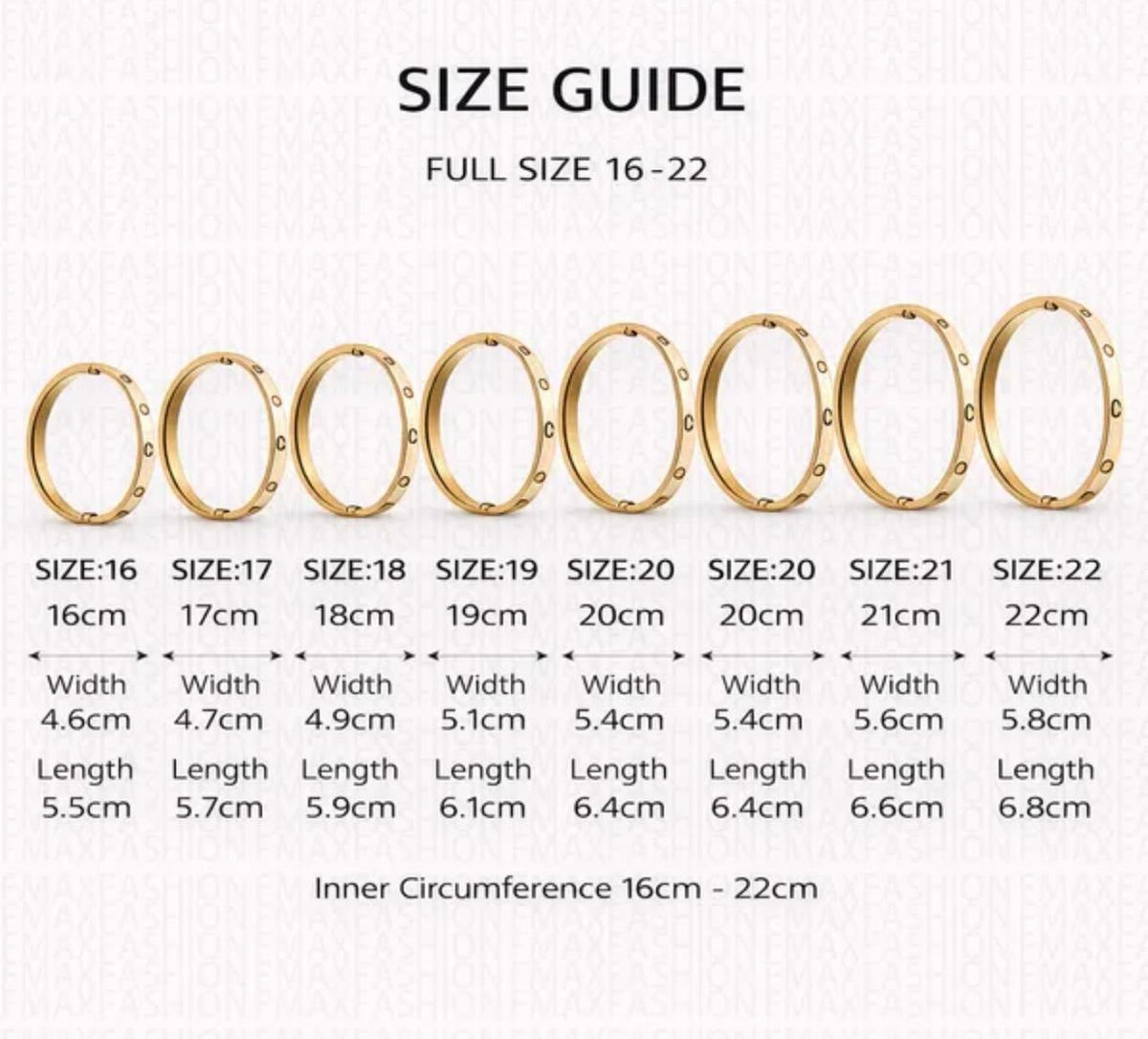 Cartier LOVE Bracelet, Classic Model Variants: Rose Gold | Gold | Silver